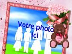 Modle de carte de voeux personnalisable d'amour - Saint-Valentin, rfrence CAmour009