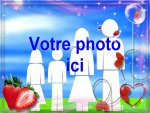 Modle de carte de voeux personnalisable d'amour - Saint-Valentin, rfrence CAmour021