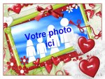 Modle de carte de voeux personnalisable d'amour - Saint-Valentin, rfrence CAmour022