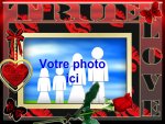 Modle de carte de voeux personnalisable d'amour - Saint-Valentin, rfrence CAmour025
