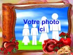 Modle de carte de voeux personnalisable d'amour - Saint-Valentin, rfrence CAmour032