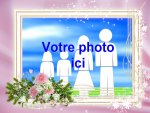 Modle de carte de voeux personnalisable d'amour - Saint-Valentin, rfrence CAmour034