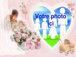 Modle de carte de voeux personnalisable d'amour - Saint-Valentin, rfrence CAmour056
