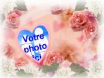 Modle de carte de voeux personnalisable d'amour - Saint-Valentin, rfrence CAmour060