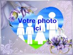 Modle de carte de voeux personnalisable d'amour - Saint-Valentin, rfrence CAmour072