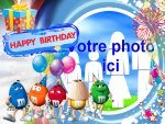 Modle de carte d'anniversaire personnalisable, rfrence CAnniv006