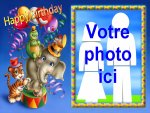 Modle de carte d'anniversaire personnalisable, rfrence CAnniv014