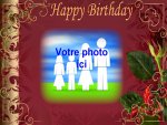 Modle de carte d'anniversaire personnalisable, rfrence CAnniv016