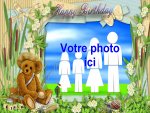 Modle de carte d'anniversaire personnalisable, rfrence CAnniv019