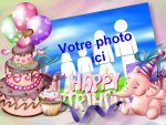 Modle de carte d'anniversaire personnalisable, rfrence CAnniv023