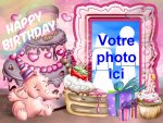 Modle de carte d'anniversaire personnalisable, rfrence CAnniv025