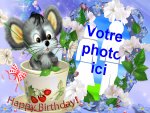 Modle de carte d'anniversaire personnalisable, rfrence CAnniv030