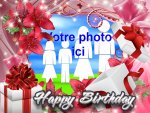 Modle de carte d'anniversaire personnalisable, rfrence CAnniv034