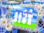 Modle de carte d'anniversaire personnalisable, rfrence CAnniv035