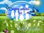 Modle de carte d'anniversaire personnalisable, rfrence CAnniv052