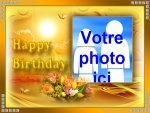 Modle de carte d'anniversaire personnalisable, rfrence CAnniv055