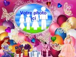 Modle de carte d'anniversaire personnalisable, rfrence CAnniv082