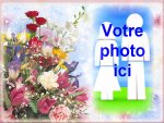 Modle de carte d'anniversaire personnalisable, rfrence CAnniv087