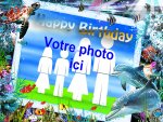 Modle de carte d'anniversaire personnalisable, rfrence CAnniv090