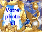 Modle de carte de voeux personnalisable, rfrence CDiver008