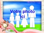 Modle de carte de voeux personnalisable, rfrence CDiver033