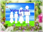 Modle de carte de voeux personnalisable, rfrence CDiver041