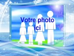 Modle de carte de voeux personnalisable de vacances, rfrence CEtezz012