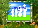 Modle de carte de voeux personnalisable de vacances, rfrence CEtezz013