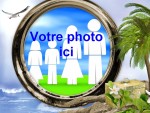 Modle de carte de voeux personnalisable de vacances, rfrence CEtezz018