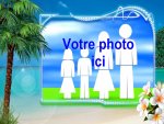 Modle de carte de voeux personnalisable de vacances, rfrence CEtezz022