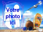 Modle de carte de voeux personnalisable de vacances, rfrence CEtezz032