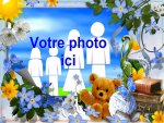 Modle de carte de voeux personnalisable de naissance - bb - enfant, rfrence CNaiss024