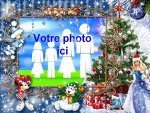 Modle de carte de Noel - nouvel an - bonne anne, rfrence CNoelz042